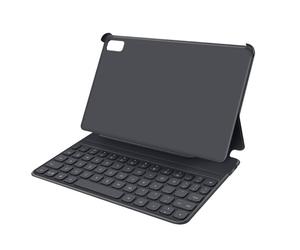 Huawei Smart Magnetic Bluetooth Keyboard (Teclado QWERTZ alemán) con Funda, Ultrafino, función de Pantalla múltiple, Plug & Connect, Gris Oscuro (Compatible con Huawei MatePad 11)