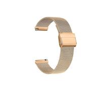 Huawei Watch 3 Elite Correa trenzada de metal con cierre a presión KRD45 Dorado | Color: Plata