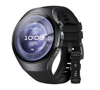 HUAWEI Watch 5 46mm Negro + Correa de Fluoroelastómero Negro, Multi-Sensor Revolucionario X-Tap, SpO2 con la Yema del Dedo, Health Glance, ECG, HRV, eSIM, 42 Meses de Garantía, Android & iOS