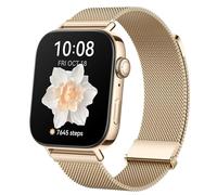 HUAWEI Watch FIT 3, Pantalla AMOLED de 1.82 Pulgadas, Diseño Ultrafino, Llamadas por Bluetooth, hasta 10 días de batería, GPS, Compatible con Android & iOS, Dorado