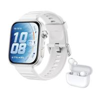 HUAWEI Watch FIT 5 Pro Smartwatch Blanco+FreeBuds SE 4 Beige, GPS, ECG, 1,92" Pantalla de Cristal de Zafiro, 3000 nits, Pago NFC,Deportes al Aire Libre,Monitorización de Salud,10 Días Autonomía, 5ATM