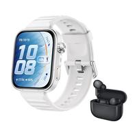 HUAWEI Watch FIT 5 Pro Smartwatch Blanco+FreeBuds SE 4 Negro, GPS, ECG, 1,92" Pantalla de Cristal de Zafiro, 3000 Nits, Pago NFC,Deportes al Aire Libre,Monitorización de Salud,10 Días Autonomía, 5ATM