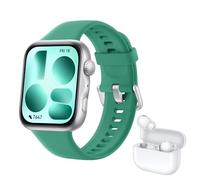 HUAWEI Watch FIT 5 Smartwatch Verde+FreeBuds SE 4 Beige, GPS, 1,82″ Pantalla AMOLED, 2500 nits, Ultraligero, Pago NFC, 5ATM, hasta 10 Días Autonomía, Modos de Entrenamiento, Seguimiento de Salud