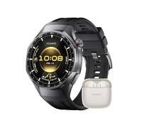 HUAWEI Watch GT 6 Pro 46mm Negro GPS Smartwatch+FreeBuds SE 3 Beige, 1.47''AMOLED Pantalla Táctil, hasta 21 Días de Autonomía, Ciclismo Nivel Profesional, NFC, iOS Android Compatible, Análisis ECG