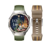 HUAWEI WATCH GT 6 Pro Christmas Edition Marrón+Verde (Pack con 1 correa extra edición navideña)