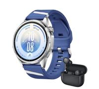 HUAWEI Watch GT 7 46mm Smartwatch Azul+FreeBuds SE 4 Negro, hasta 21 Días | Reloj Inteligente GPS, Correa EasyCross, 3000Nits, 5ATM, Salud Cardíaca, Modos Esquí, NFC, Android e iOS, Garantía 36+6 Meses