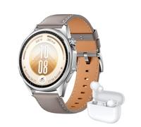 HUAWEI Watch GT 7 46mm Smartwatch Gris+FreeBuds SE 4 Blanco, hasta 21 Días | Reloj Inteligente GPS, Correa EasyCross, 3000Nits, 5ATM, Salud Cardíaca, Modos Esquí, NFC, Android e iOS, Garantía 36+6 Meses
