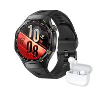 HUAWEI Watch GT 7 Pro 46mm Smartwatch Negro+FreeBuds SE 4 Blanco, ECG GPS | hasta 21 Días, 3000 Nits, 5 ATM, Monitoreo de Salud Cardíaca, Modos Esquí Ciclismo, NFC, Android iOS, Garantía 36+6 Meses