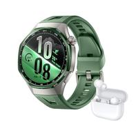 HUAWEI Watch GT 7 Pro 46mm Smartwatch Verde+FreeBuds SE 4 Blanco, ECG GPS | hasta 21 Días, 3000 Nits, 5 ATM, Monitoreo de Salud Cardíaca, Modos Esquí Ciclismo, NFC, Android iOS, Garantía 36+6 Meses