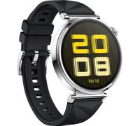 HUAWEI WATCH GT 5 41mm Tarnish Stainless Steel con Correa Negra Fluoroelastómero