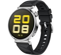 HUAWEI WATCH GT 5 41mm Tarnish Stainless Steel con Correa Negra Fluoroelastómero