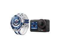 HUAWEI Watch Ultimate 2 Azul + dji Osmo Action 5 Pro, Smartwatch GPS, Metal Líquido a Base de Circonio, Buceo hasta 150 Metros, Comunicación Subacuática Basada en Sónar, Monitoreo de Salud Preciso
