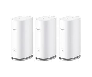 HUAWEI WiFi Mesh 3 (3-Pack), AX3000 Doble Banda 2.4 GHz/5 GHz, Whole-Home Mesh System, One-Touch Connect, Visualized Wi-Fi Diagnosis, HomeSecTM Security Protection, AI Life App, Manage WiFi with Ease
