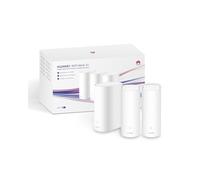 HUAWEI WiFi Mesh 3+ Router Wi-Fi 6 AX3000 Banda Doble, Wi-Fi para Todo Hogar, más de 250 Conexiones de Dispositivos, Penetración en Pared, Control Parental, Garantía de 42 Meses, Blanco, Paquete de 3