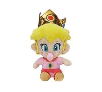HUAWELL Mario All Star Collection Peach Daisy Roslina Princes Muñeca de peluche Regalo para Navidad, Año Nuevo, Cumpleaños (17 cm) (melocotón)