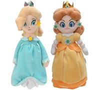 HUAWELL Super Mario All Star Collection Melocotón Juguete de peluche - Princesa Rosalina & Daisy peluche de peluche de 20,3 cm (Prinsa Rosalina y Daisy)