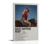 HUAYEEENT Póster artístico de pared con diseño de Dasha What Happens Now, póster estético para decoración del hogar para sala de estar, 30 x 45 cm, estilo marco