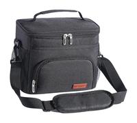 Huayeex lonchera para adultos, bolsas más frescas aisladas - Bolsa térmica de gran capacidad,Contenedores de almuerzo para adultos, lonchera reutilizable, a prueba de fugas, multicompartimento, correa