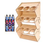 Huayeex Soporte Para Botes De Pintura En Spray - Organizador de Latas de Pintura en Spray de Madera,Bandeja Multiusos para Talleres de Arte Estudios de Artistas de Graffiti Talleres de