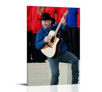 HUAYEQWHELH Garth Brooks(3) pósteres estéticos para pared, pintura decorativa para decoración de pared, lienzo vintage para sala de estar, dormitorio, 20 x 30 cm, estilo marco