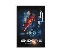 HUAYEQWHELH Póster de película de Ender's Game, arte estético para pared, pintura decorativa, lienzo vintage para sala de estar, dormitorio, 40 x 60 cm, estilo sin marco