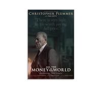 HUAYEQWHELH Póster estético con texto en inglés "All the Money in the World", pintura decorativa para pared, lienzo vintage para sala de estar, dormitorio, 60 x 90 cm, estilo sin marco