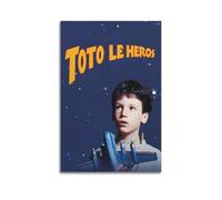 HUAYEQWHELH Toto The Hero - Póster estético de la película para pared, pintura decorativa, lienzo vintage para sala de estar, dormitorio, 40 x 60 cm, estilo sin marco