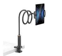 Huayifa Soporte para Tableta, Cuello de Cisne, Brazo Ajustable Flexible en la Cama para iPad, teléfono móvil, Interruptor, Samsung Galaxy Tabs/etc, 98 cm de Longitud Total (Negro)