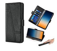 HUAYIJIE GKLTCK Flip Funda para Energizer Power MAX P550s Funda Carcasa Case Cover [Negro]