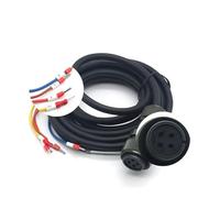 HUAYONGSS Cable de alimentación del servomotor MR-PWCNS4CBL3M-L MR-PWCNS4CBL5M-L MR-PWCNS4CBL10M-L for serie J3 JE J4(300mm)