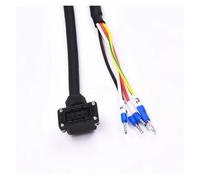HUAYONGSS Cable de alimentación MR-PWS1CBL3M 5M10M 15M-A1-L/H Adecuado for motor de accionamiento serie MR-J3/J4/JE-10A/20A/40A/70A(MR-PWS1CBL-A1-L,15.0m)