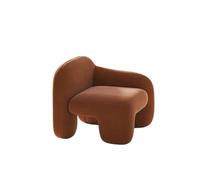 HUAYUSEDF Moderno y lujoso sillón de franela para sala de estar, cómodo puf, dormitorio, salón, casual, balcón, sofá creativo