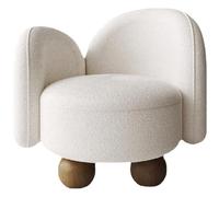 HUAYUSEDF Nordic Wabi Sabi - Sillón para sala de estar, cómodo puf, dormitorio, salón, sofá, balcón, asiento creativo