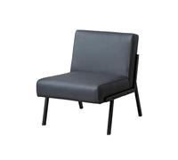 HUAYUSEDF Sillón de estilo nórdico negro para sala de estar, cómodo puf, dormitorio, salón, balcón, sofá de ocio creativo