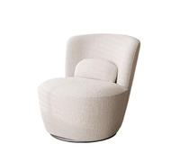 HUAYUSEDF Sillón de estilo retro Wabi Sabi para sala de estar, cómodo puf, dormitorio, salón, casual, balcón, asiento creativo para sofá