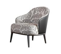 HUAYUSEDF Sillón de tela jacquard de estilo antiguo medio, cómodo para sala de estar, dormitorio, salón, sofá, sofá, sofá, sofá, sillón, balcón, asiento creativo