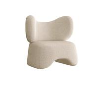 HUAYUSEDF Sillón ligero de lujo para sala de estar, cómodo puf, dormitorio, salón, casual, balcón, sofá creativo