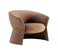 HUAYUSEDF Sillón moderno minimalista gris claro para sala de estar, cómodo puf, dormitorio, salón, sofá, balcón, asiento creativo