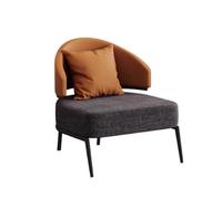 HUAYUSEDF Sillón moderno y ligero de lujo para sala de estar, cómodo puf, dormitorio, salón, ocio, balcón, asiento creativo para sofá