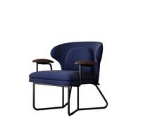 HUAYUSEDF Sillón moderno y ligero de lujo para sala de estar, cómodo puf, dormitorio, salón, ocio, balcón, asiento creativo para sofá