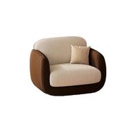 HUAYUSEDF Sillón para sala de estar, color marrón antiguo, cómodo puf, dormitorio, salón, sofá, balcón, asiento creativo