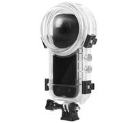 HUAYUWA - Funda de buceo invisible de 50 m compatible con cámara de acción Insta360 X3, funda impermeable con accesorios de soporte, carcasa de fotografía subacuática de 164 pies para carcasa de buceo