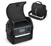 HUAYUWA - Funda de transporte compatible con Anker SOLIX C300 / SOLIX C1000 / 521, generador portátil para exteriores y accesorios, bolsa de almacenamiento de viaje con correa para el hombro bolsillos