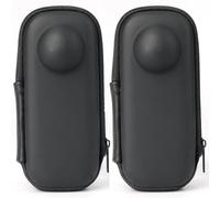 HUAYUWA - Funda de transporte portátil de viaje compatible con cámara de acción Insta360 X4, impermeable, mini funda protectora rígida de poliuretano, accesorios, Black