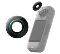 HUAYUWA Lente de cámara de repuesto compatible con Insta360 X5 impermeable 8K de acción de 360 grados, accesorios de reparación (2)