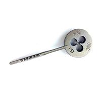 HUAZHICHUN 1PC 2-56 UNC Tap + 1PC 2-56 UNC Die, HSS Tap and Die Set Right Tap