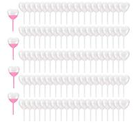 HUAZIZ 100 Pcs Forma de Corazón Cuentagotas Pipetas,Pipeta de Plástico,4 ml Cuentagotas Plastico Squeeze Pipeta Transferencia para Fresa, Chocolate, Pastel, Batidos, Jarabes, Whisky