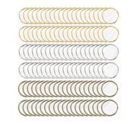 HUAZIZ 300 piezas llaveros de 20 mm con doble bucle, conectores para joyas, pulseras, pequeños anillos de metal, pendientes, manualidades