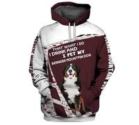HuazomeeHZM Sudadera con Capucha Impresa en 3D Beagle/Boxer/Cane Corso/Dachshund para Mujer y Hombre chándal Urbano Regalo para Amantes de los Perros