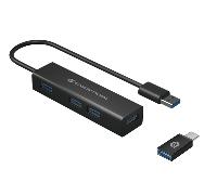 CONCEPTRONIC Hub de Interfaz USB 3 2 Gen 1 3 1 Gen 1 Type A 5000 Mbit S, Negro